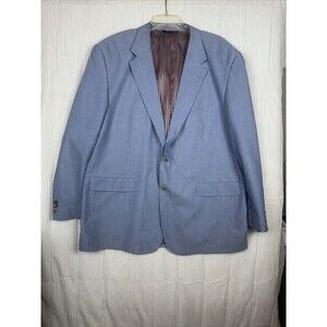 Alan Flusser Mens 42R  Sport Coat Blazer Jacket Poly/Rayon/Spandex Stretch